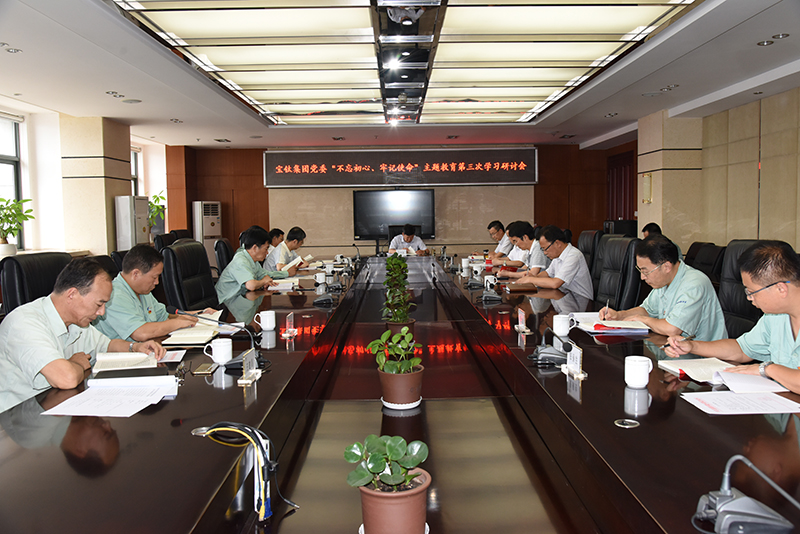 公司黨委召開“不忘初心、牢記使命”主題教育第三次學(xué)習(xí)研討會