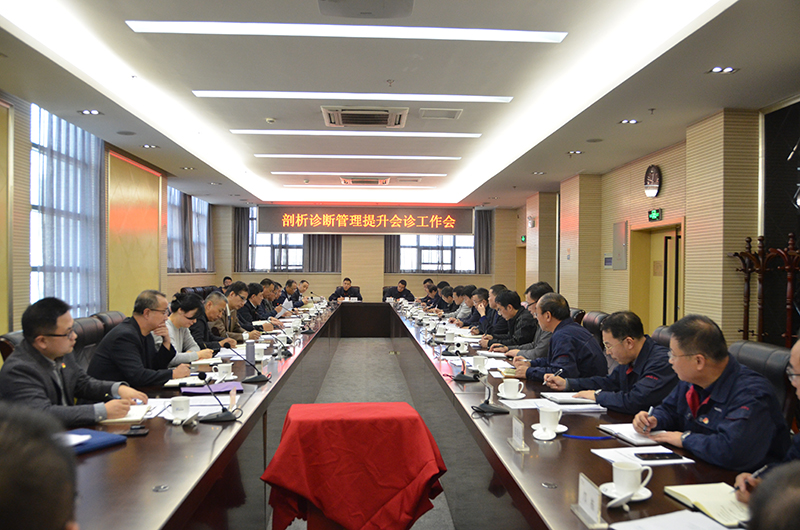 陜西有色集團黨委副書記總經(jīng)理鄒武裝一行來公司調(diào)研指導(dǎo)剖析診斷管理提升工作