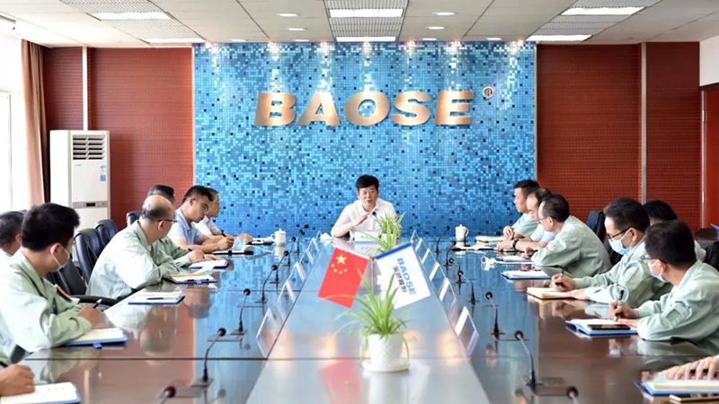 公司黨委書記董事長(zhǎng)王文生到南京寶色股份公司調(diào)研指導(dǎo)工作