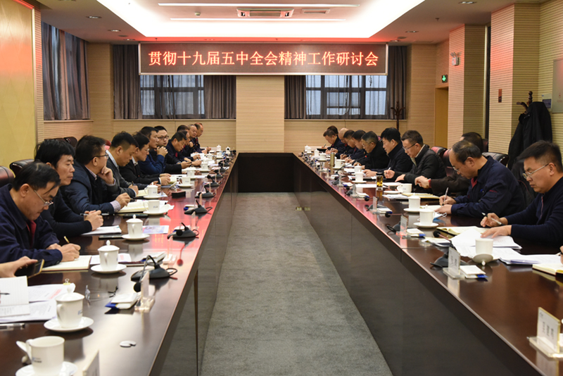 公司召開(kāi)貫徹十九屆五中全會(huì)精神工作研討會(huì)